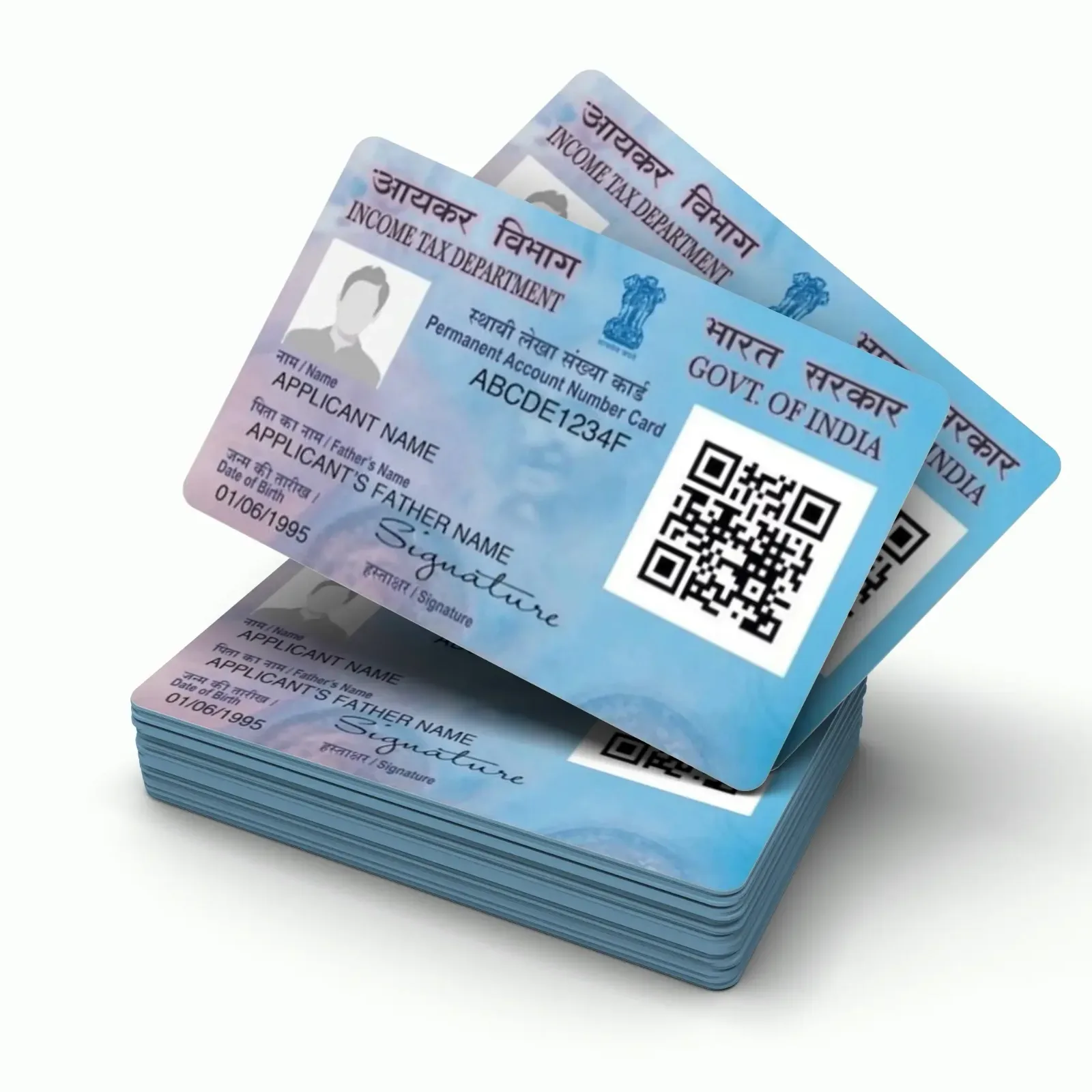 Plastic PAN Card Print Online â€“ Premium PVC Wallet Size PAN Card