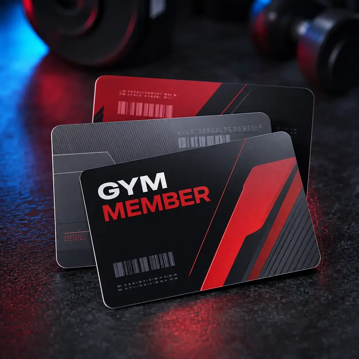 PVC Gym Membership Card Printing